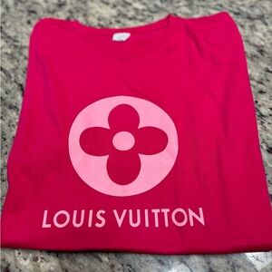 Women’s printed T-Shirt hot pink